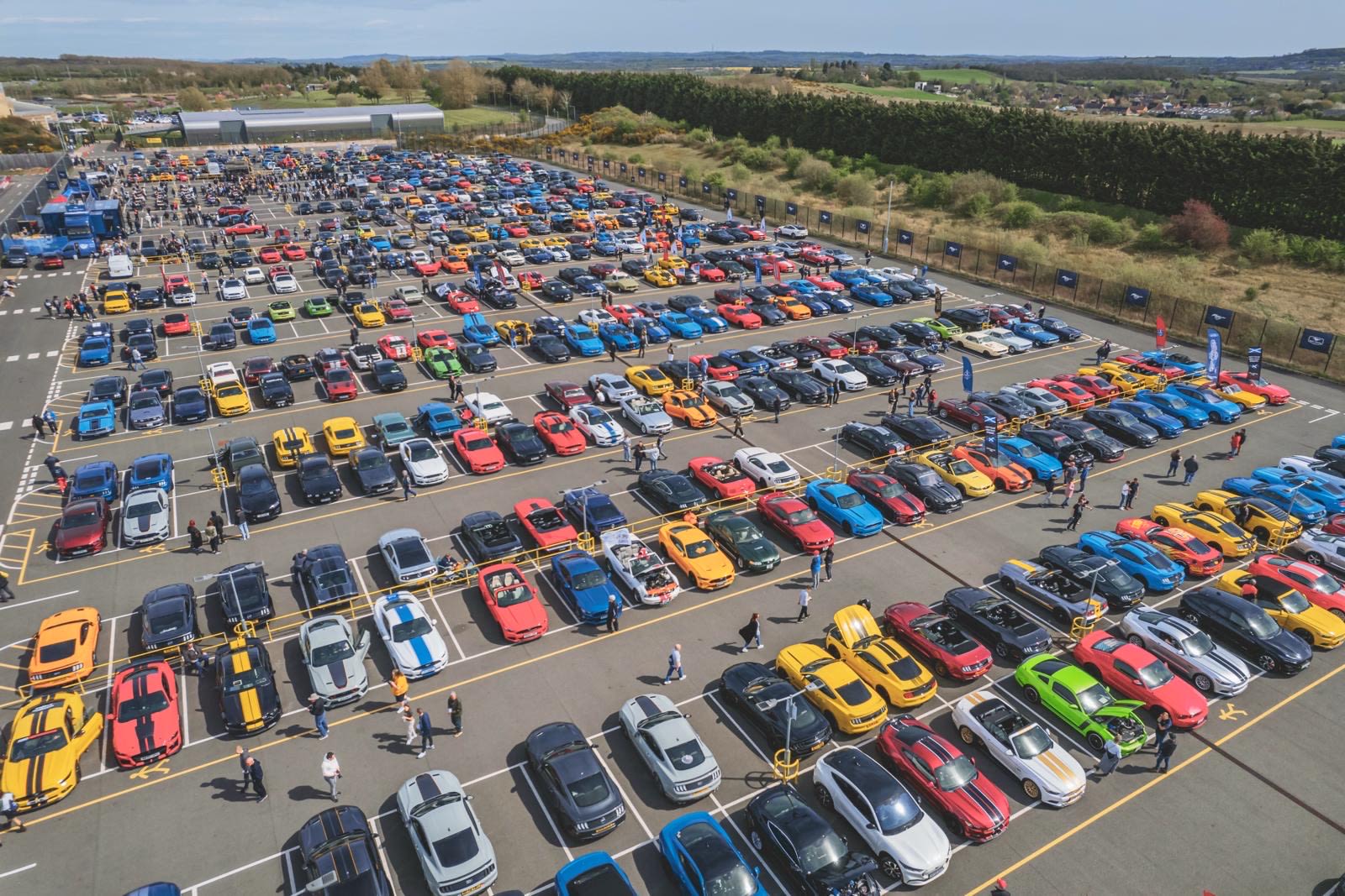 Ford Mustang gathering in Europe