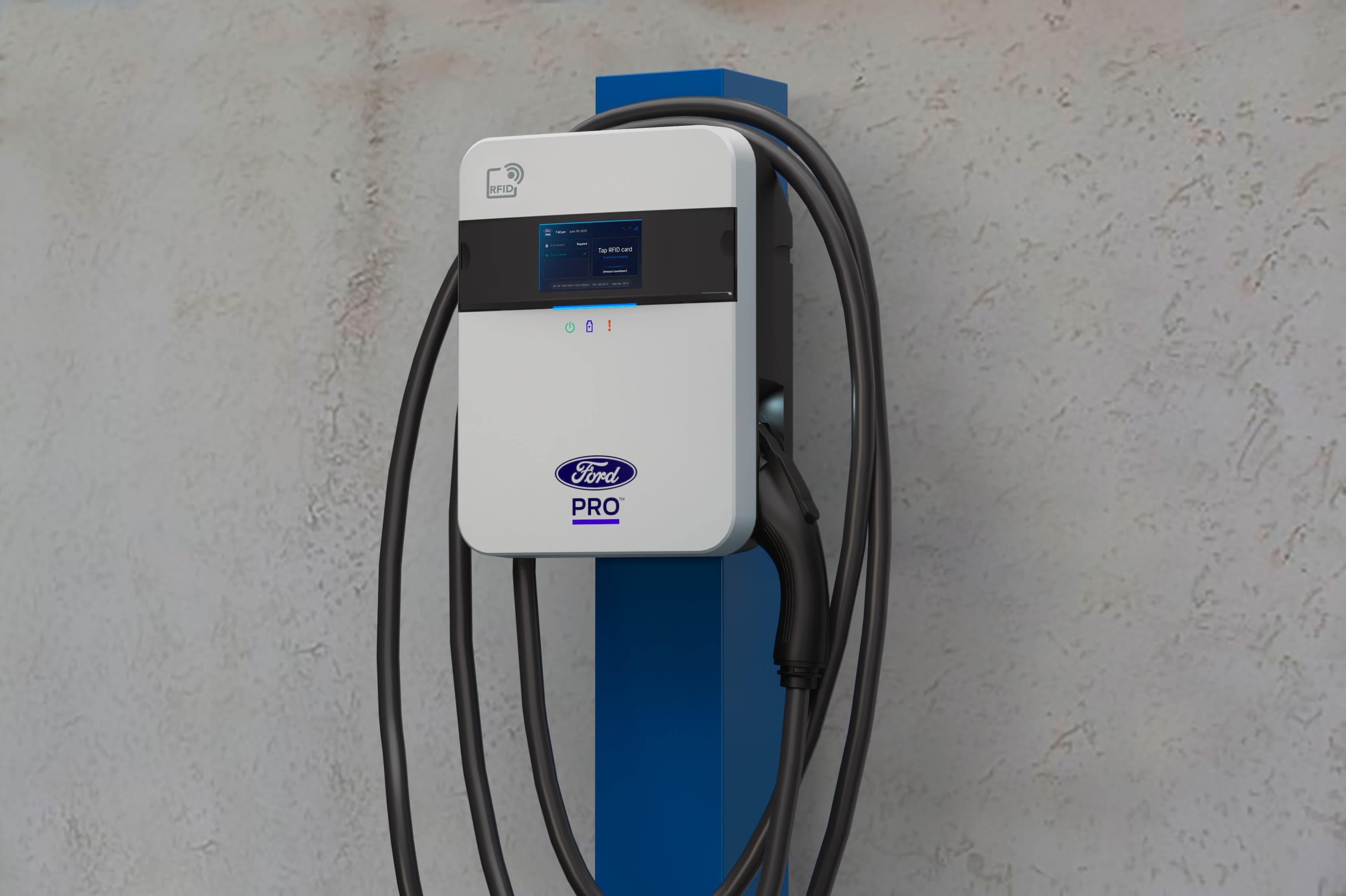 A Ford Pro™ charging station